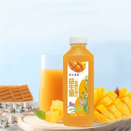 益生菌发酵芒果汁500ml瓶装果味果汁饮料芒果果汁