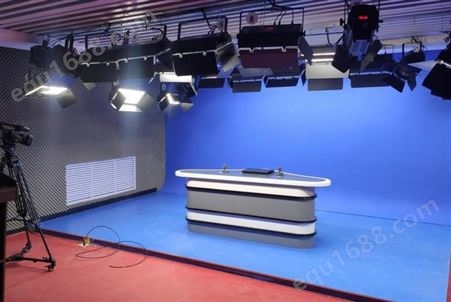 校园电视台虚拟演播室 绿箱蓝箱灯光装修一站式服务