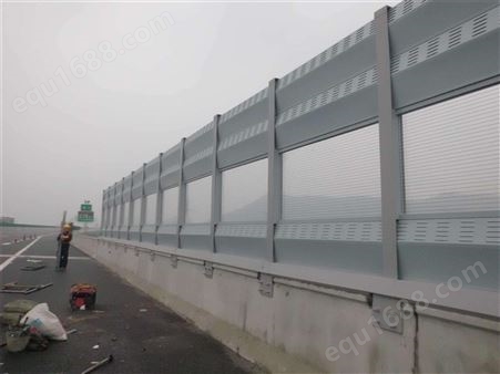 城市高速公路声屏障隔音消音降噪 桥梁隔音墙 亚克力科技