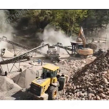 天丰机械 石子生产线 矿山用砂石石料破碎机设备 结构简单