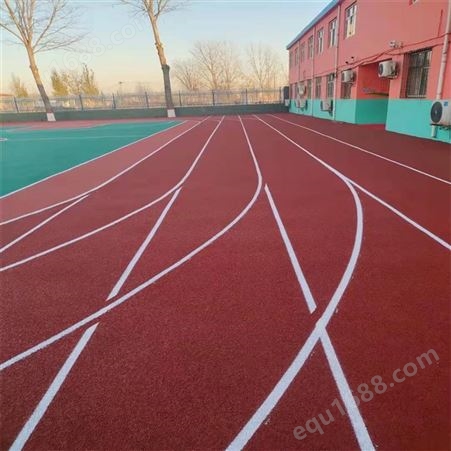 塑胶跑道 400m标准操场建设 混合型地面铺装 新国标材料 浩圆定制