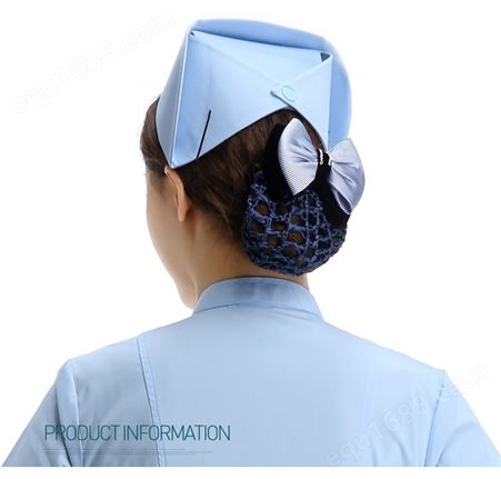 淑梦护士帽白粉蓝加厚涤卡燕尾帽抗皱护士长帽斜杠横杠实习生帽子