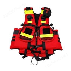 水域救援激流救生衣船用双口袋浮力背心水上便捷式救生马甲继开