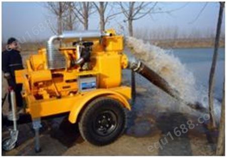 抢险泵 拖车式真空辅助自吸泵 防汛泵车 排水泵车 抽水车 汉能 HC-ZKXZ 