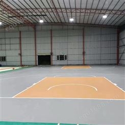 烟台旭方羽毛球场地胶垫气排球垫防滑专业篮球馆专用运动地胶