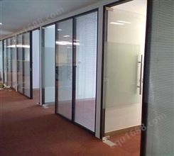 锦良装饰 单层玻璃隔断安装加工组装维修 百叶窗办公室安全防护