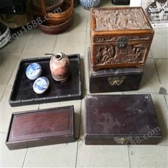 松江区老箱子回收价格  老红木箱子回收  老皮箱收购价格咨询