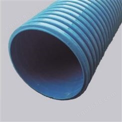高抗冲PVC-M增强双壁波纹管 高抗冲增强双壁波纹管订购 广州统塑管业