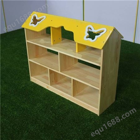 桂林家具厂定制儿童木质区角组合柜玩具柜书包柜