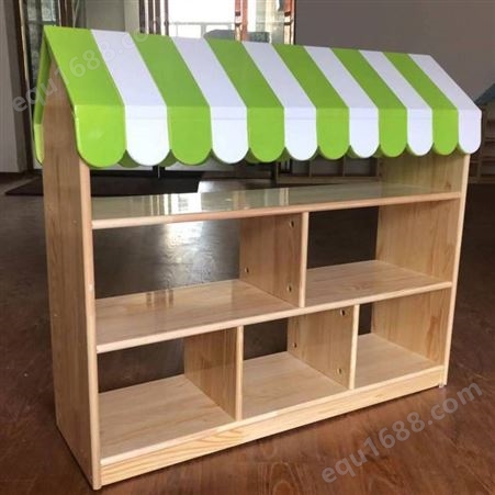 桂林家具厂定制儿童木质区角组合柜玩具柜书包柜