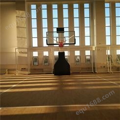 室内移动篮球架 户外钢化玻璃篮板 篮球推车零科体育设施销售
