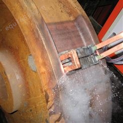 铸钢矿车轮中频淬火设备 中频感应淬火设备 五祥电子中频加热设备
