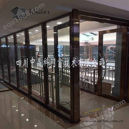 不锈钢防火酒店玻璃门定制安装  乙级丙级 门