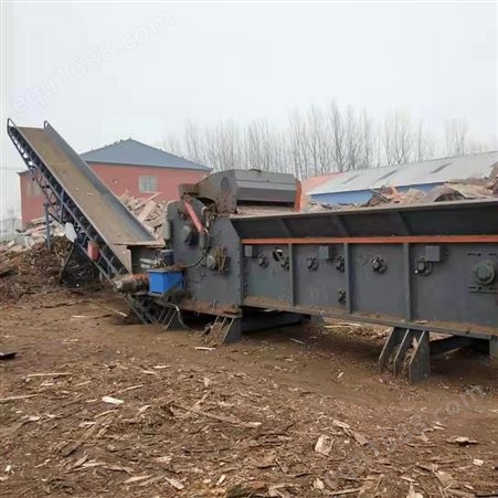 高效木材破碎机 树墩粉碎设备 明邦机械厂订制加工
