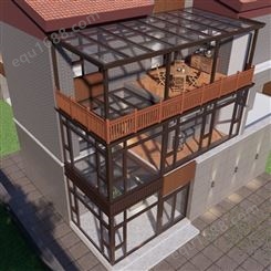 阳光房  新中式阳光房   庭院设计 厂家定制