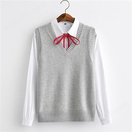千岛湖 高中小学生校服定制定做 校服毛衣羊毛衫 款式齐全 可印校徽 永利