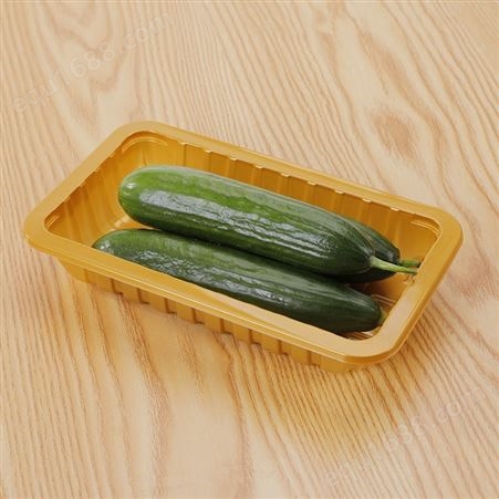 冷冻食品锁鲜盒加厚塑料pe覆膜超市水果生鲜打包盒内托盘包装盒