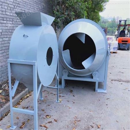 泰凯节能粉煤灰烘干机  200公斤锯末干燥机 滚筒式烘干设备