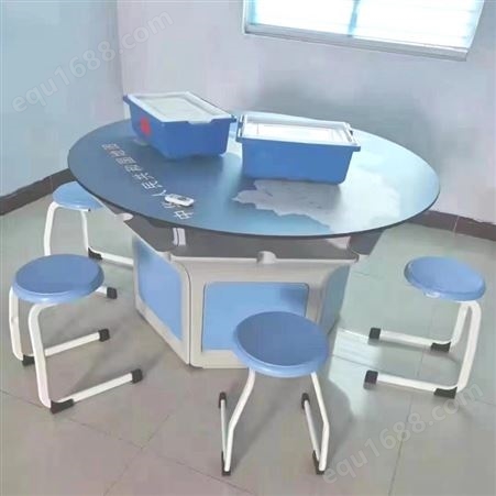 地理教室 教室桌椅 铝木全钢ABS地理桌 地理观察用