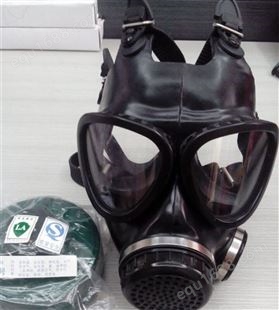 全面罩防毒面具 鬼脸防毒面具 过滤式带导管 SF6电力用防毒面罩