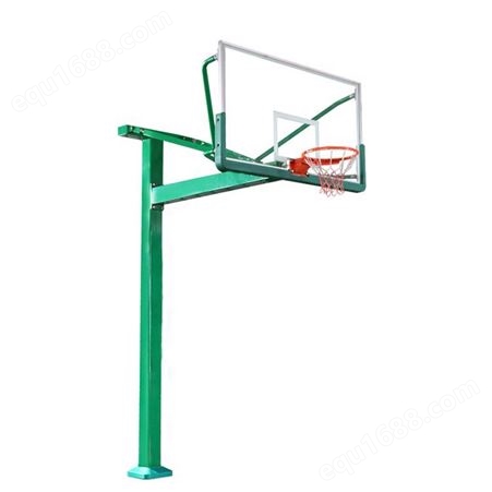 成都市方管篮球架厂家 地埋固定180方管篮球架 标准成人篮球架