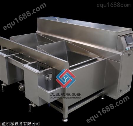 双槽洗菜机JY-200 两槽清洗机厂家 双槽蔬菜清洗机 洗蔬菜设备